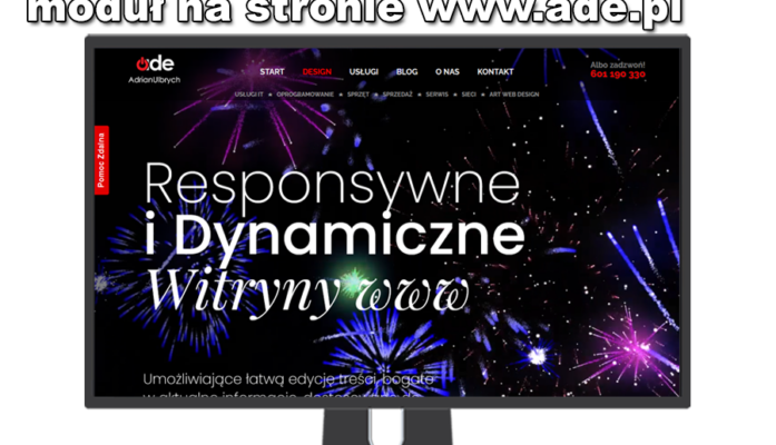 Efektowny slider na www.ade.pl